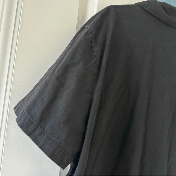 Vintage Jane Ashley Black Painted Beaded Button Up Shirt Women’s Plus Size 2X - Picture 11 of 16